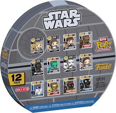 Bitty Pop! Star Wars: A New Hope - 12 Piece - Multipack - Figurine en Vinyle de Collection - Idée Cadeau - Produit Officiel - Jouets pour Enfants et Adultes