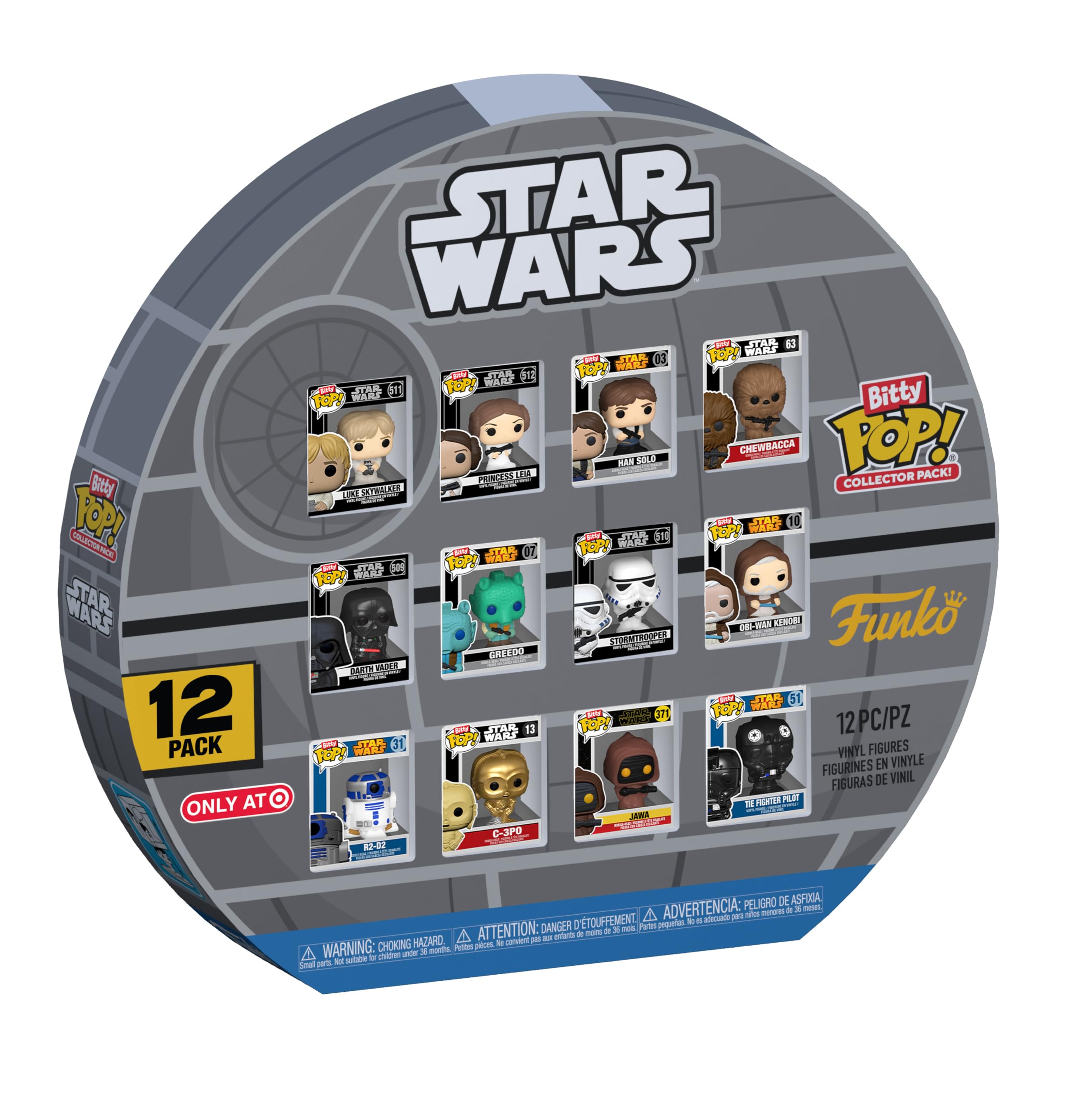 Funko Bitty POP! Star Wars: A New Hope - 12 Piece - Multipack - Collectable Vinyl Figure - Gift Idea - Official Merchandise - Toys For Kids & Adults - Model Figure for Collectors and Display