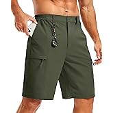 TACVASEN Men's Hiking Cargo Shorts Quick Dry Lightweight for Outdoor Golf Fishing Tactical Casual with Multi Pockets