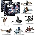 STAR WARS Micro Galaxy Squadron Scout Class Blind Box, 3-Pack - Series 5 - Receive 3 of 8 Assorted Collectible 2.5" Vehicles & 1" Figure - Gift for Kids, Teens, Adults, Men, Father's Day, Dad - 8+