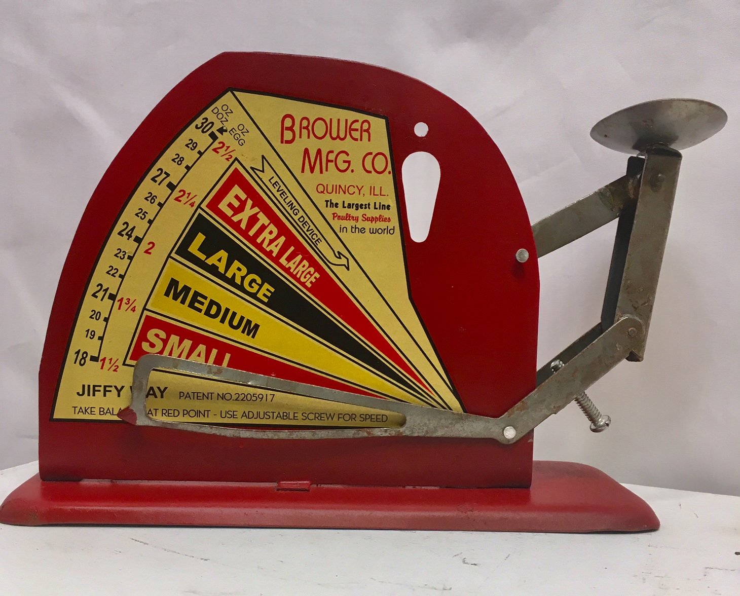 Amazoncom Egg Scale Brower Mfg Co Advertising Poultry Antique