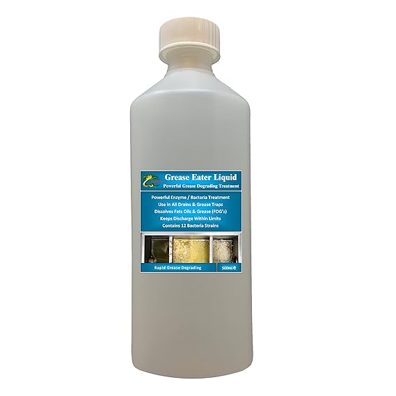 Grease Trap Enzyme Cleaner +Degreaser +Drain Maintain HYDRA Grease Eater Enzyme Liquid 500ml