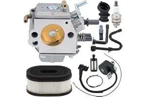 Harbot MS440 Carburetor for Stihl 044 MS460 046 Chainsaw Replace 1128 120 0625 with 0000 140 4407 Air Filter
