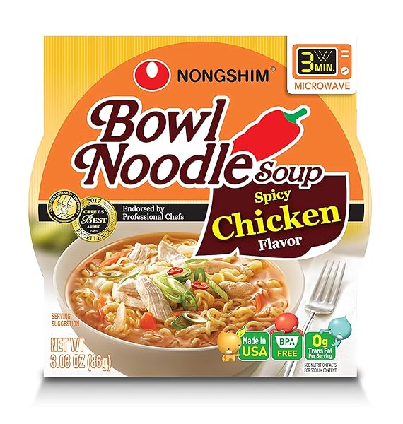 NONGSHIM RAMEN NOODLES, GOURMET INSTANT RAMEN BOWL, PREMIUM...