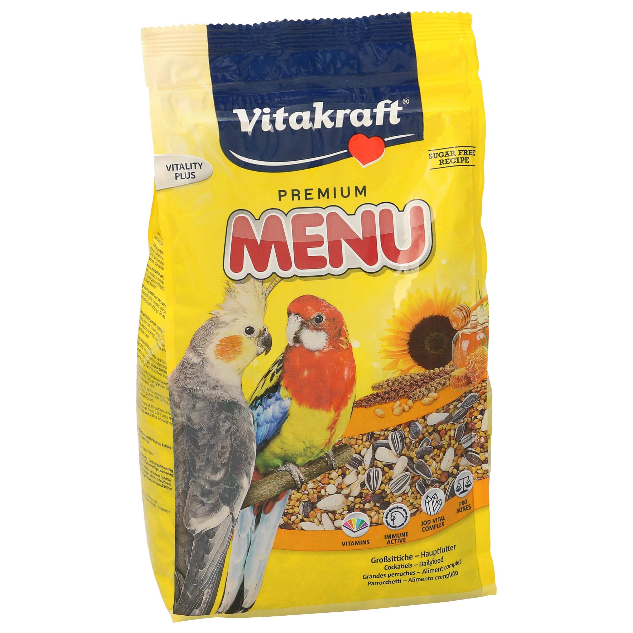 Vitakraft Cockatiel Food 1kg (Pack of 5)
