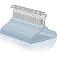Casafield 50 Velvet Baby Hangers - 11" Size for Infant & Toddler Clothes - Light Blue