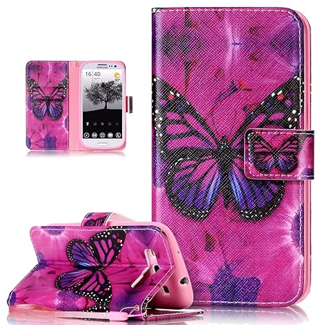 Kompatibel mit Galaxy S3 Hülle,Galaxy S3 Neo Hülle,Bunte Gemälde Gemalt PU Lederhülle Flip Hülle Cover Ständer Etui Karten Sl