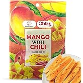 Spicy Dried Mango with Chili By Amazin Choices – Vegan Sweet & Hot Fruit Snacks, Non-GMO Dry Chamoy Mangoes Slices, Candy Bites, Gluten-Free Chili Snack Pack 50g (1.76 oz)