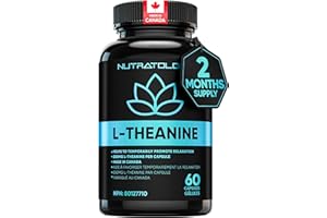 Nutratology® L-Theanine 250MG Capsules | Canadian-Made | For Stress Management | Promotes Relaxation & Calmness Without Drows