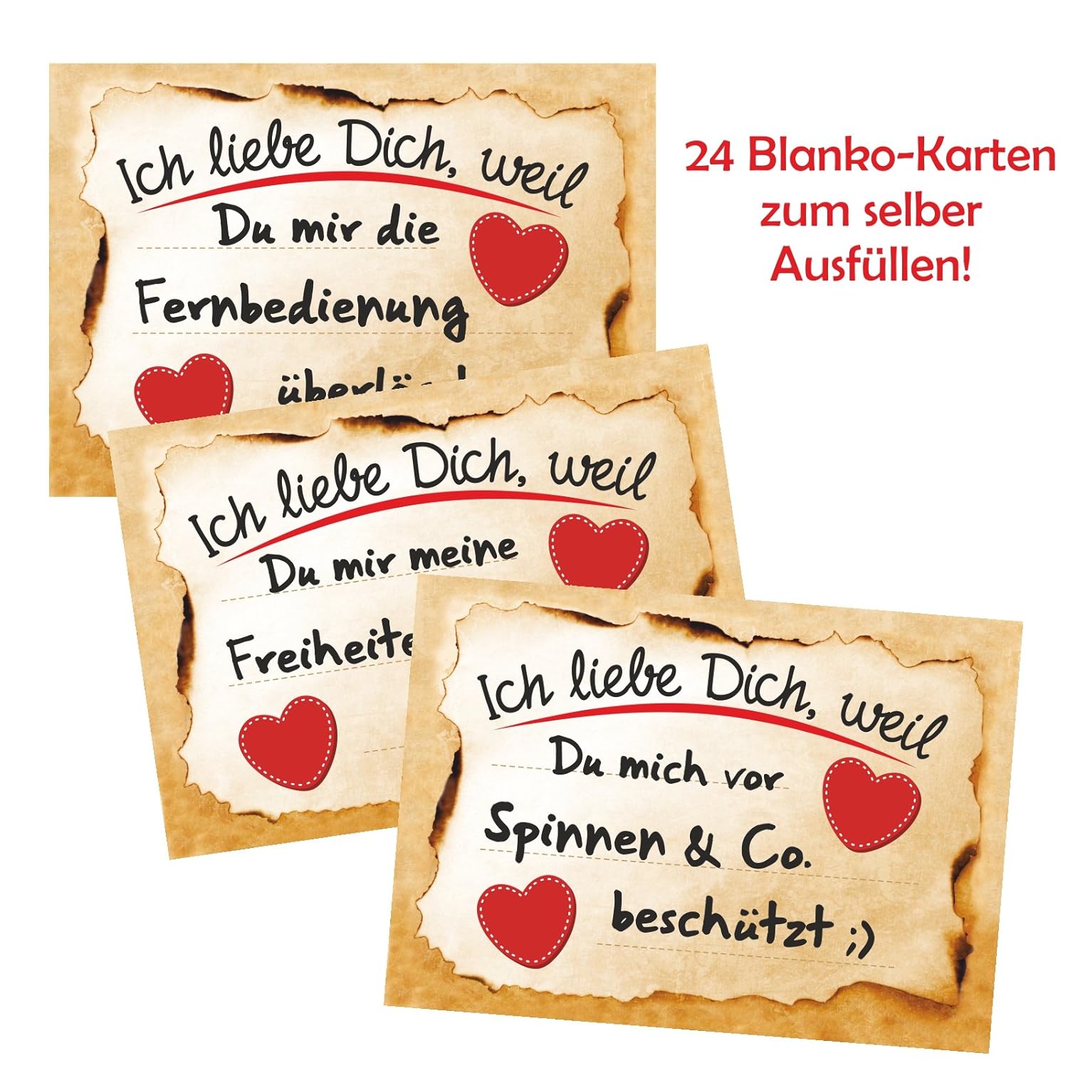 Adventino Adventskalender Mit 24 Karten Ich Liebe Dich Weil In 24 Roten Umschlägen Für Männer Frauen Paare