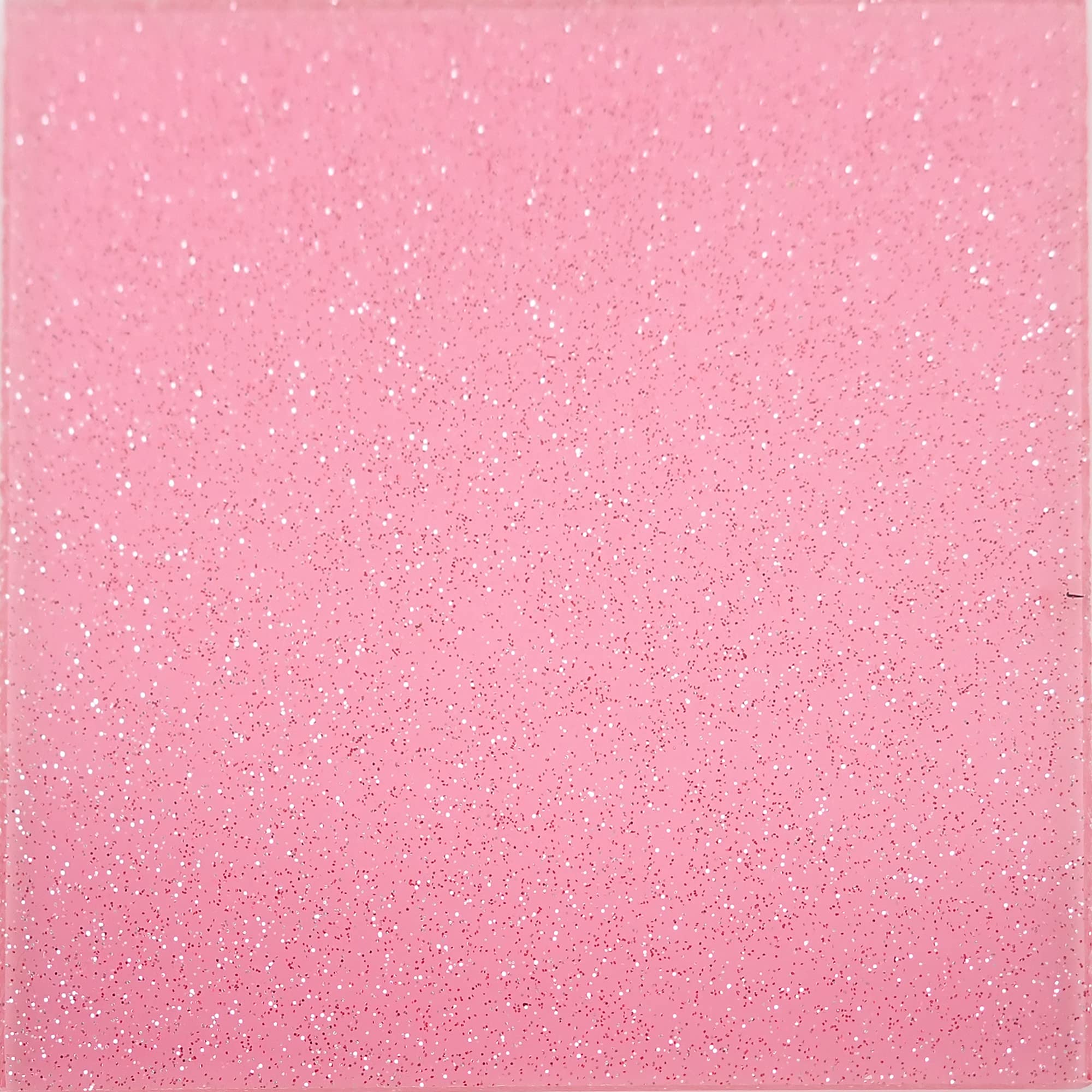 Incudo Pink Transparent Glitter Acrylic Sheet - 500x300x3mm