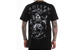 Sullen Snake Eyes Men's Tee Tattoo Lifestyle Graphic Premium Fit Short Sleeve T-Shirt for Men