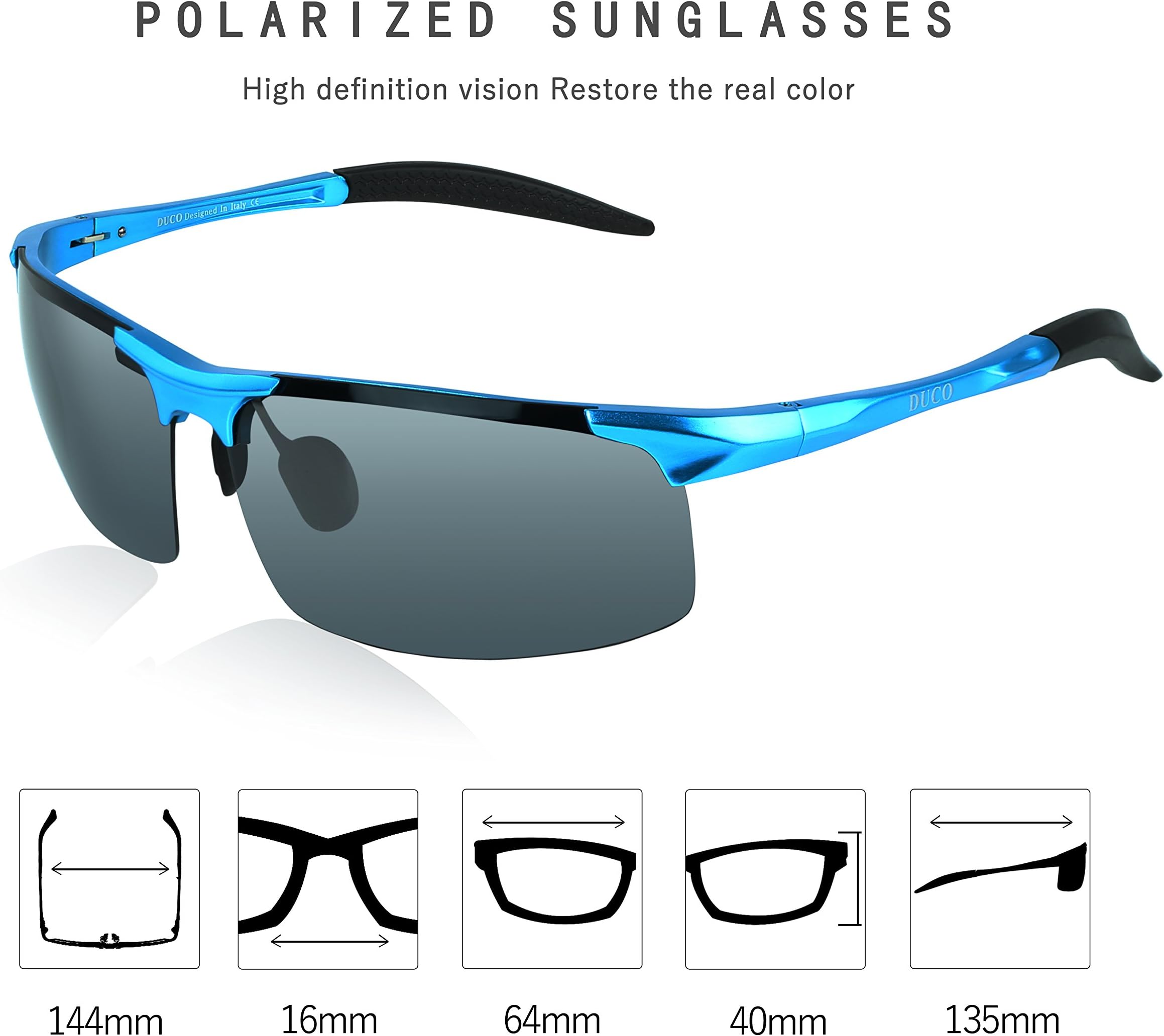 GAFAS DE SOL DUCO DE PROTECCIÓN UV PARA HOMBRE - DUCO para hombres con  gafas de sol polarizadas 8177s | Guatemala Digital - guatemaladigital.com