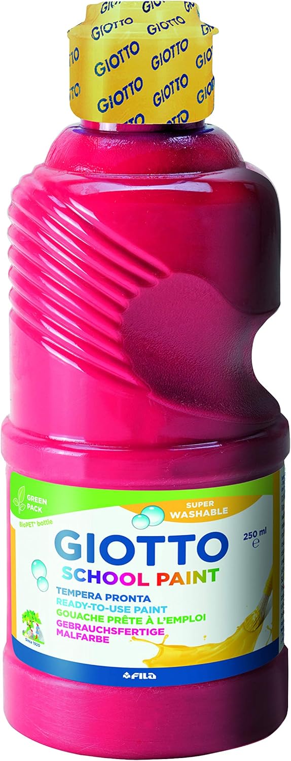 GIOTTO SCHOOL PAINT SET 3X250 ML CYANYELLOWRED, 542400 BigaMart