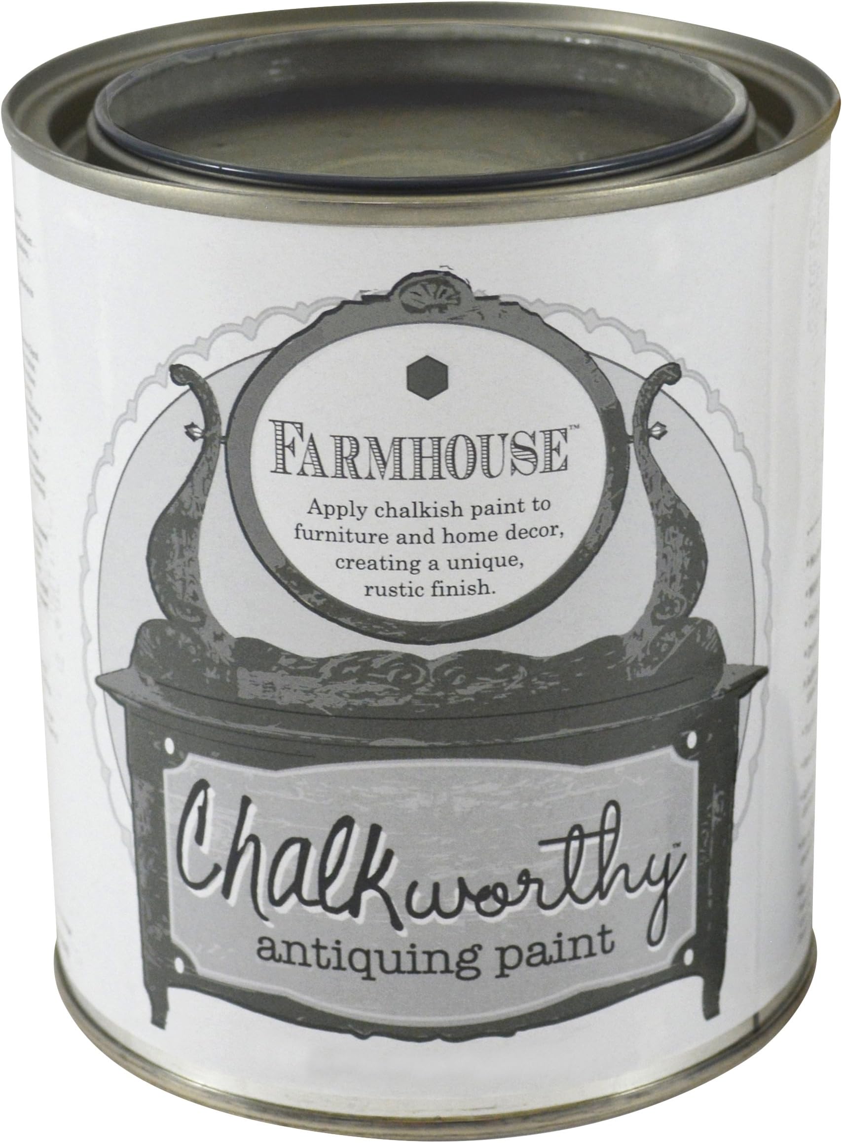 Giani Granite FG-CW FMHSE PT Chalkworthy Antiquing Paint-Farmhouse Pint, 16 oz