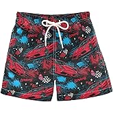 Dussdil Boys Board Shorts Swim Trunks for Kids Toddler Swim Boy Beach Pants Swimwear Swimsuit Bathing Suits