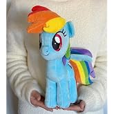 My Little Pony Rainbow Dash Plush &ndash; 12-Inch Officially Licensed Stuffed Animal Toy &ndash; Soft, Colorful, Cuddly Collectible for Kids, Girls, and Fans Ages 3+
