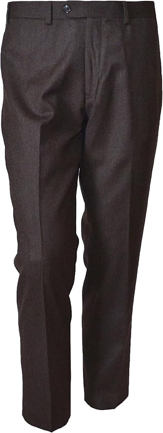 Buy Brown Slim Fit Plaid Pants by GentWith.com with Free Shipping