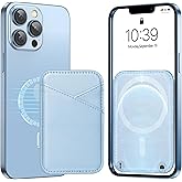 Miroddi for MagSafe Wallet, Strongest Magnetic Card Holder for iPhone 17/16/15/14/13/12 Series, Ultra-Thin Leather Magnetic Phone Wallet with 2 Card Slots, RFID Blocking, No More Falling, White Ice