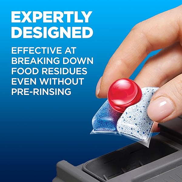 FINISH POWER DISHWASHER PODS, NO PRE-RINSE DISHWASHER DETERGENT SOAP FOR DEEP CLEAN & SHINE WITH DEGREASING POWER, 62 COUNT