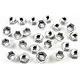 Retro-Motive Emblem & Trim PAL Nuts- Fits 3/16" Studs- 3/8" Hex- Fits GM Chevy (Qty.25)- #1303