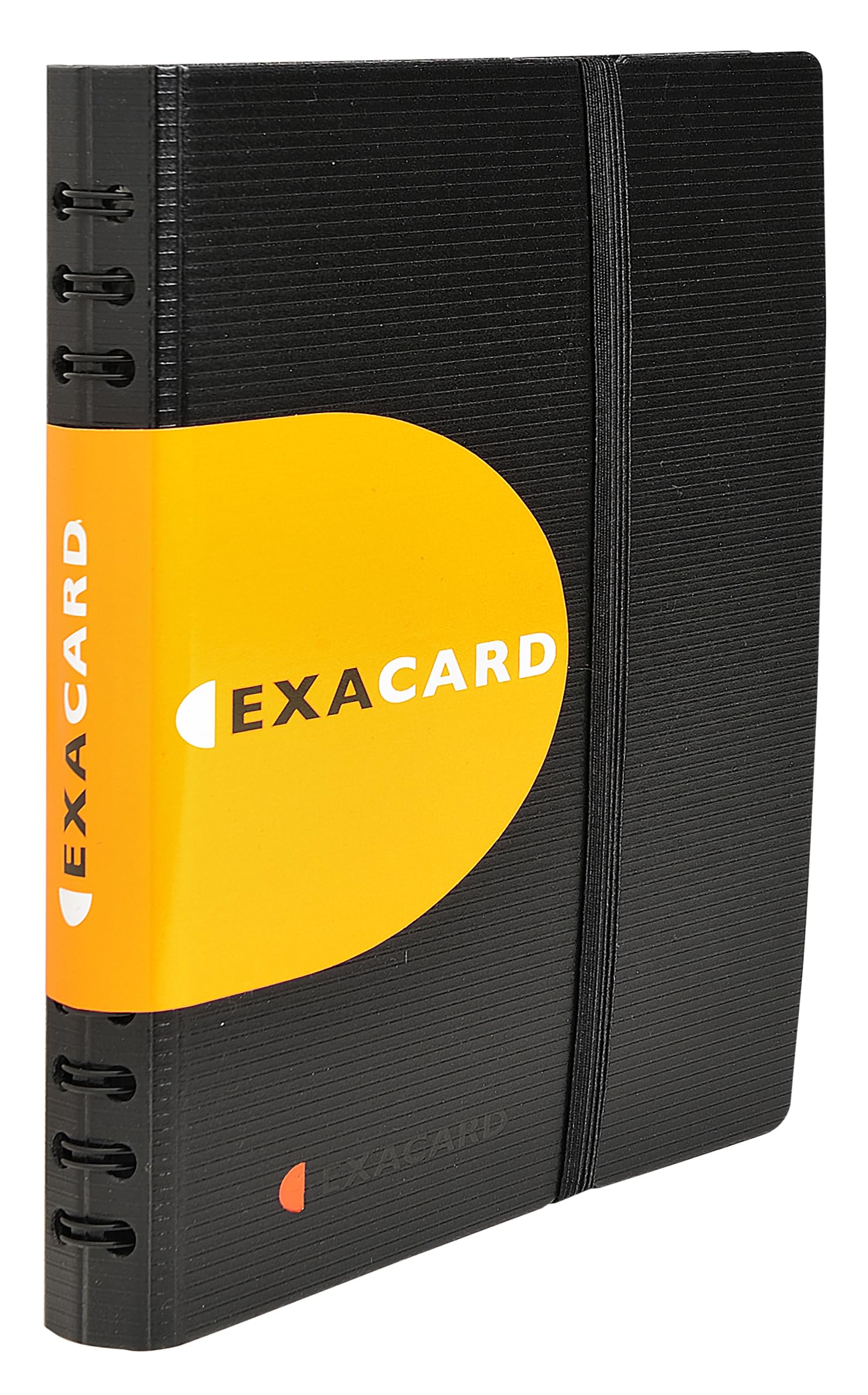 Exacompta - Ref 75034E - Exactive - Exacard Business Card Holder - 20 x 14.5 cm in Size, Holds Up To 120 Cards, 20 Sheets, Suitable for 60 x 90mm Business Cards - Black