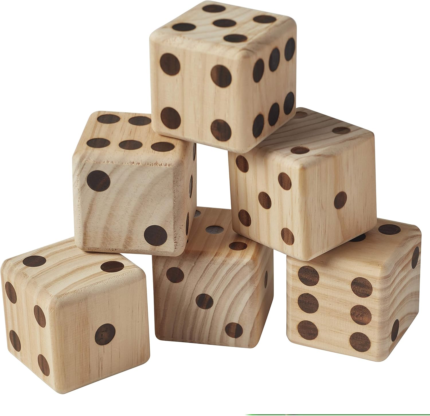 Best Giant Dice-Wooden Set For Yard And Lawn Games