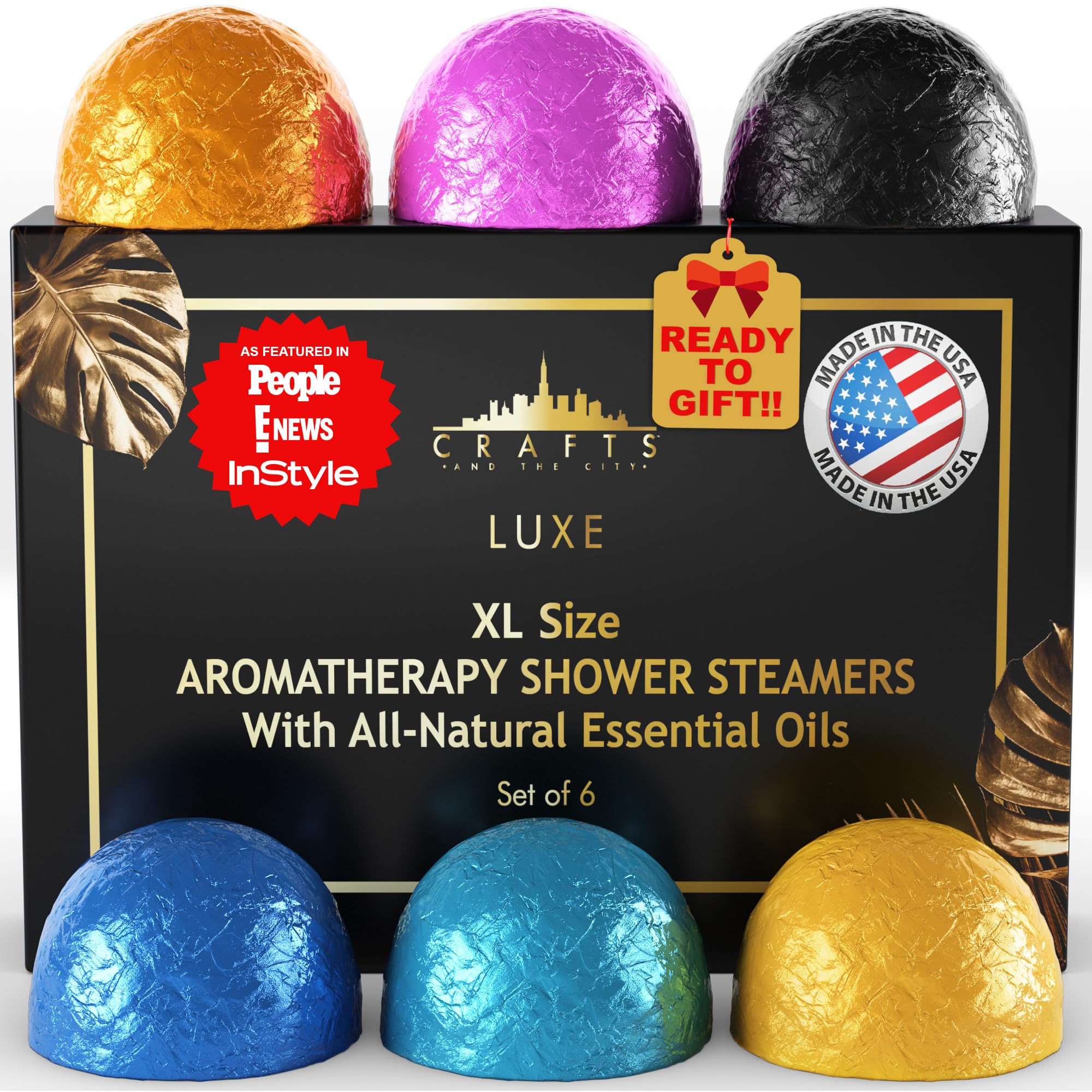 Mua Crafts And The City Luxury Shower Steamers Aromatherapy 6 Pack Gift ...