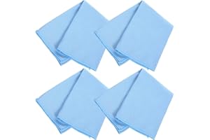 Uonlytech Glass Cleaning Cloth Microfiber 4Pcs for Car Windows Kitchen Use Lint-Free Streak-Free Cleaning