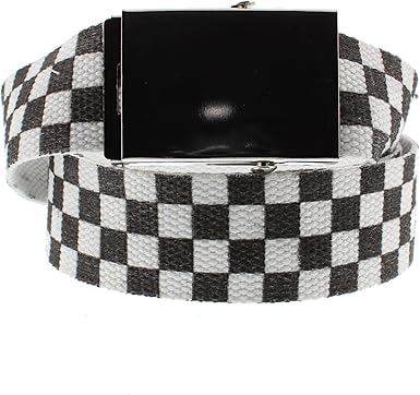 checkered belt amazon