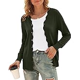 VIISHOW Long Sleeve Cardigan Sweaters for Women Trendy Lightweight Cardigans V Neck Button Up Knit Casual Shrugs