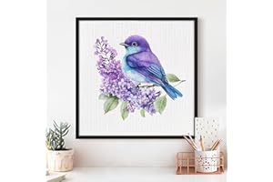 Bird Cross Stitch Kits - Cute Animal Series | Beginner-Friendly DIY Embroidery Kit with 11CT Fabric & Vibrant Threads | DIY M