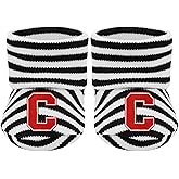 Creative Knitwear College Baby Striped Bootie Sock - Team Logo, Multiple Colors, Unisex (Newborn - 6 Months)