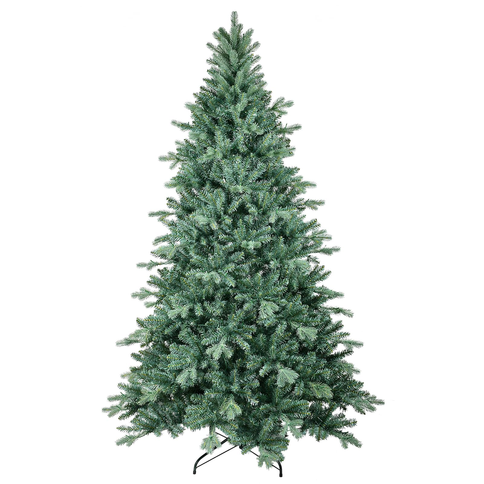 Photo 1 of ****No size Available ****

ft Artificial Christmas Tree Blue Fir Xmas Tree with 2070 Dense Branches Metal Tree Stand for Home Christmas Decor Arbol de Navidad
