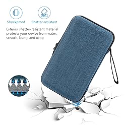 ProCase Large Hard Travel Electronic Organizer Case