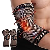 Copper Elbow Compression Sleeve, 2 Pack Tennis