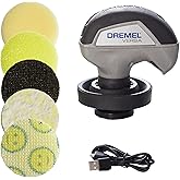 Dremel Versa Power Scrubber Kit with 5 Scrub Daddy Cleaning Sponge Pads - Waterproof Cordless Electric Spin Scrubber, High Sp