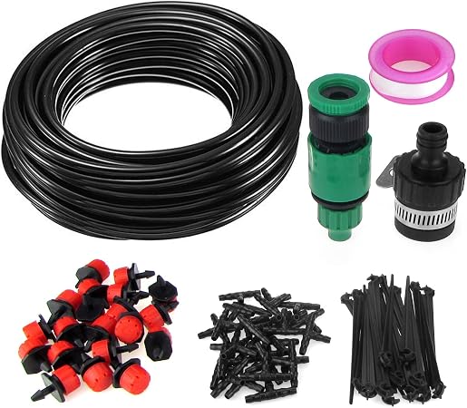 SunTop 15m Kit de riego por Goteo DIY Automático Micro Drip ...