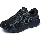 Skechers Men's Go Run Consistent 2.0 Sneaker | Air-Cooled Goga Mat Insole, Ultra Light Cushioning, M-Strike Technology, Leather and Mesh Upper
