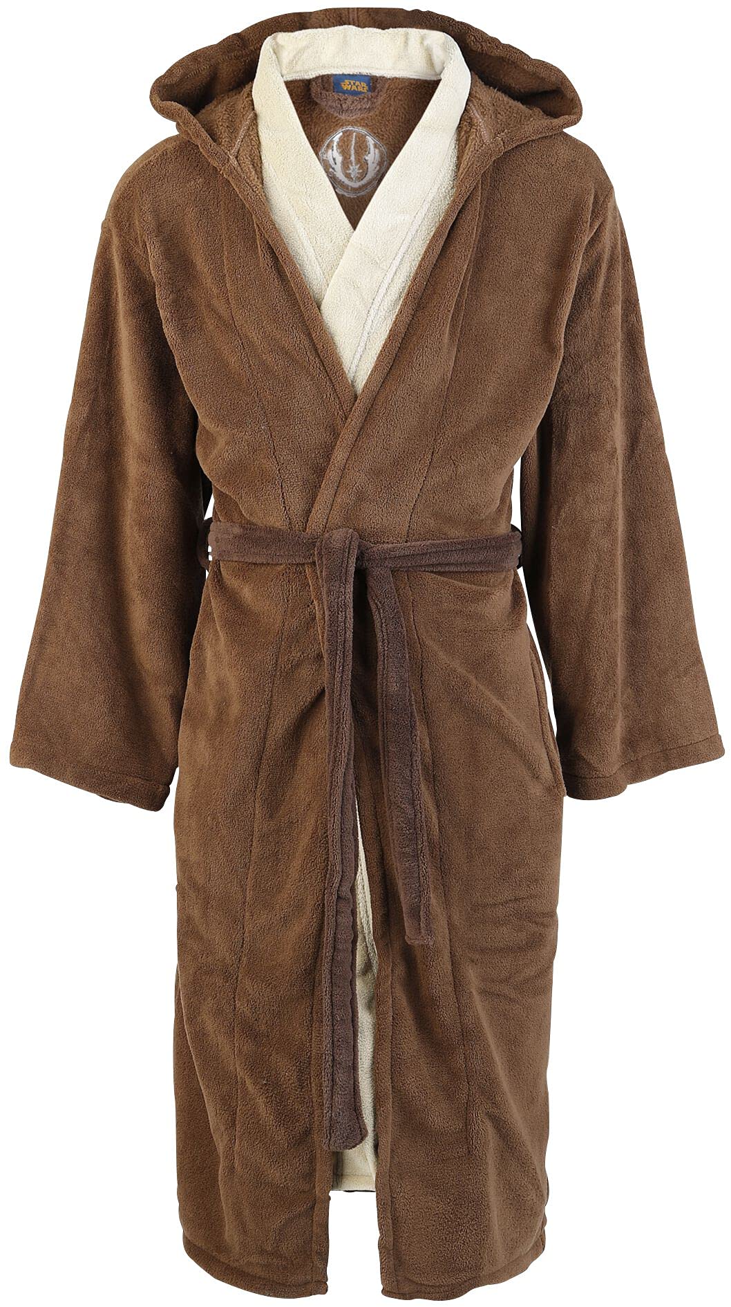 Star Wars Jedi Bath Robe - One Size, Brown-beige,
