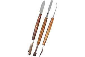 AMX3D 3D Printing 3D Print Clean-Up Utility Tool Kit– 3 Piece Precision Print Clean-Up Tool Set – Double Ended Support Removal Accessories for 3D Prints