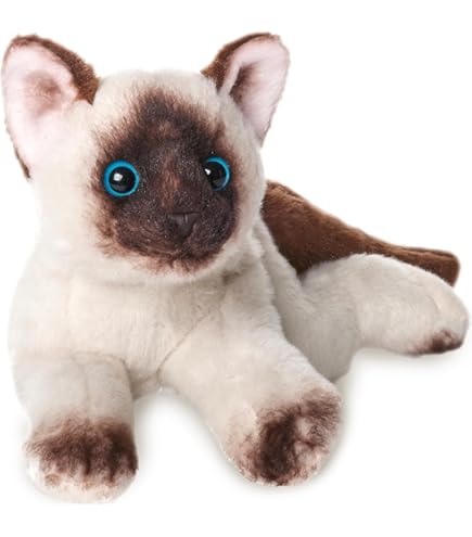 Amazon.com: Jellycat Iris Siamese Cat Stuffed Animal, 10.5 inches