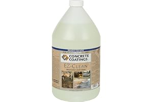 CC Concrete Coatings EZ-Clean | Concrete Acid Stain Neutralizer, Degreaser, Light Cleaner | Ready to Use | 1 Gallon |