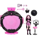 Monster High Potion Reveal Playset with Draculaura Doll | Unboxing Experience with Key &amp; Secret Code, Includes 9 Accessories like Hat, Potion Bottle &amp; Cauldron