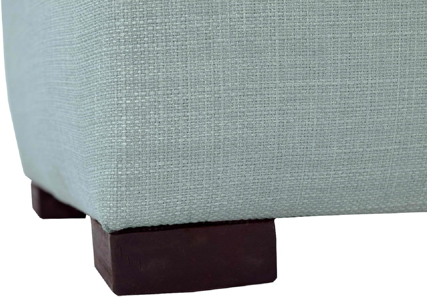 MJL Furniture Designs Angela Collection Button Tufted Upholstered Lift Top Medium Sized Bedroom Chest Storage Trunk, HJM100 Series, Sea Mist: Furniture & Decor