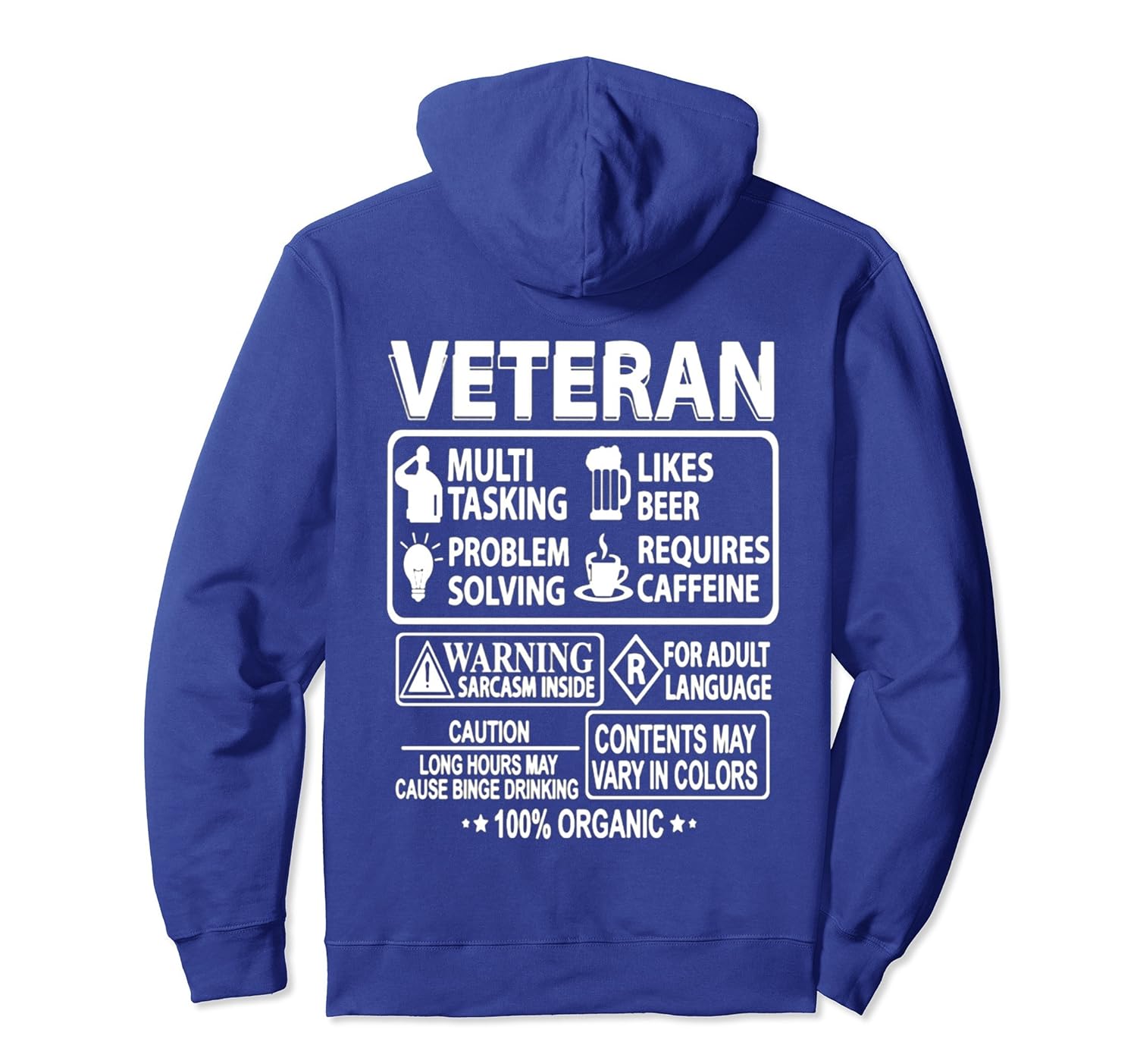 Veteran 100% Organic Hoodie-anz