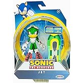 Sonic The Hedgehog 4" Articulated Action Figure Collection (Choose Figure) (Jet with Type-J Board)