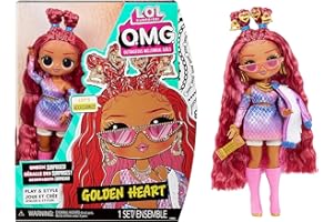 L.O.L. Surprise! O.M.G. Golden Heart Fashion Doll with Multiple Surprises and Fabulous Accessories – Great Gift for Kids Ages 4+