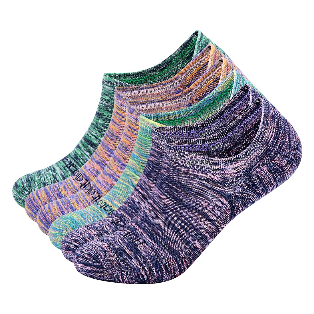 Womens No Show Socks Flats Non Slip Low Cut Sock 6 Pairs Amazon.in