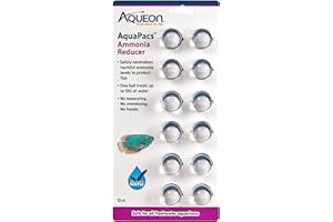 Aqueon AquaPacs Ammonia Reducer 12 Pack, 10 Gallon